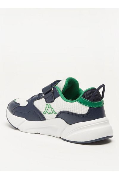 Kappa Boys' Colourblock Lace Detail Sports Shoes with Hook and Loop Closure