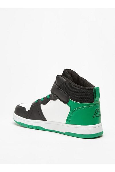 Kappa Boys' Panelled High Top Sports Shoes with Hook and Loop Closure