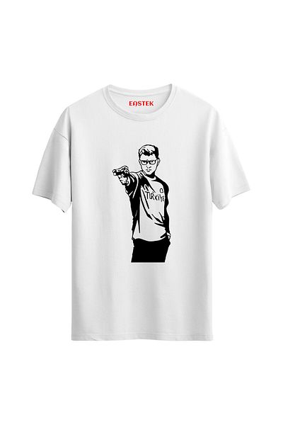 Açık Garaj Yusuf VerTical Paris Olympic PrinTed Unisex Regular T-Shirt