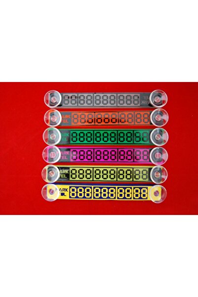 ede ARAÇ PLEKSİ NUMARATÖR KOYU SARI