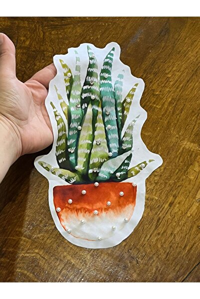 Gönülden Tasarım Аплікація з цирконом і бісером з ананасовим візерунком - 28x...