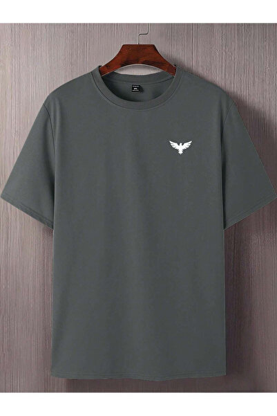 PENTHİLUS Μπλουζάκι με στάμπα με λαιμόκοψη Eagle