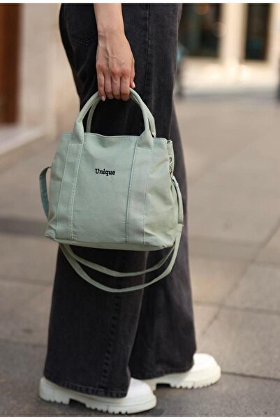 KIRASE Унікальна жіноча сумка - з написом на полотні, регульованими ременями ...