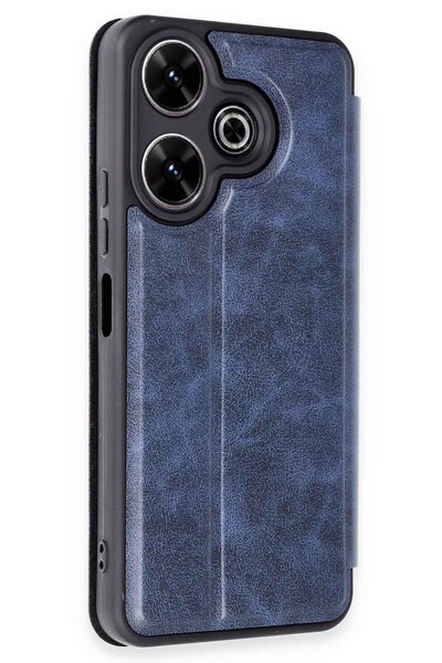 m.tk moveteck Xiaomi Redmi 13 4g Kılıf Kamera Korumalı Kartlıklı Cüzdanlı Kar...