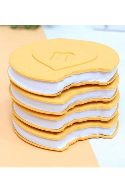 NaSaDAN Design de biscuiți Nutella - Bloc de note cu miros minunat cu capac din silicon