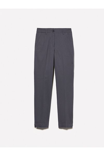 Sisley Smoked Women's Slim Fit Gabardine Trousers
