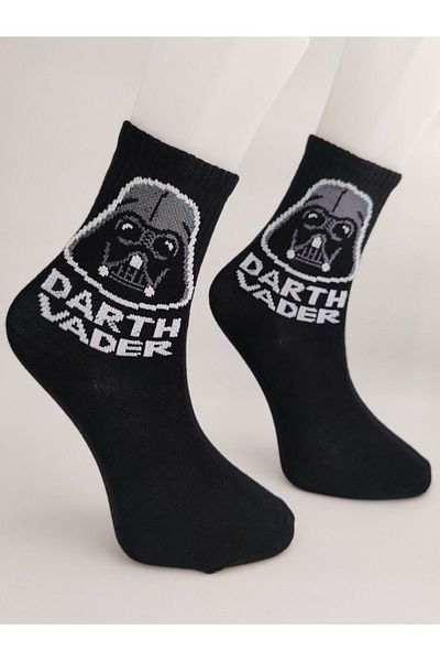 Shuttle Park Șosete unisex negre Darth Vader Comics College