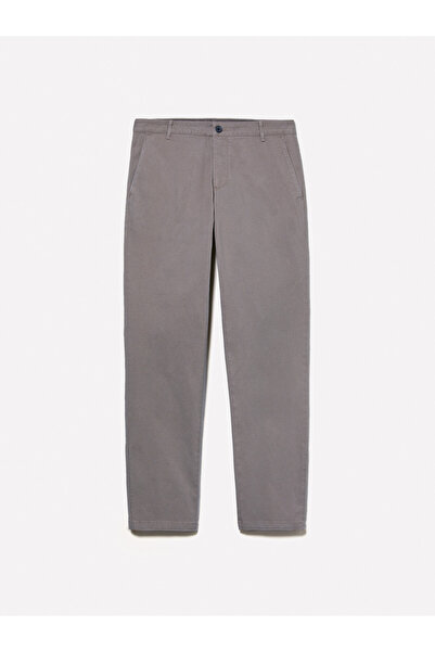 Sisley Ανδρικό vintage παντελόνι chino με λεπτή εφαρμογή από τρίχες καμηλού