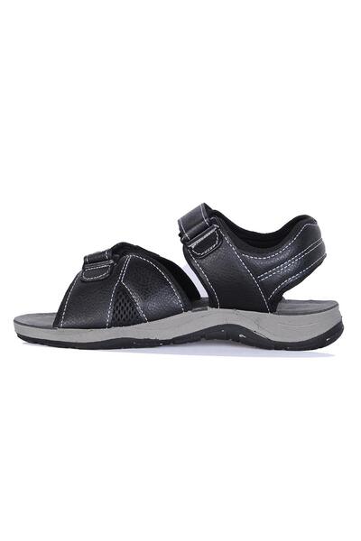 GEZER 00094 Model Black Sandale Velcro pentru bărbați