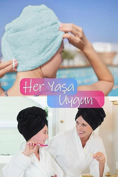 ALASTOR Microfiber Beach and Sea Cap - Head Towel for Hair Drying and Drying