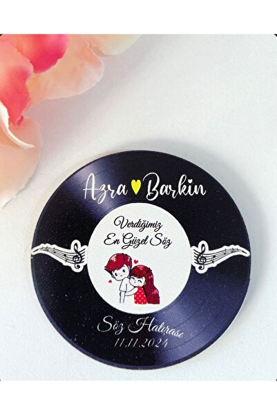 Magnet Plak Görünümlü Ahşap Magnet ( 50 Adet)