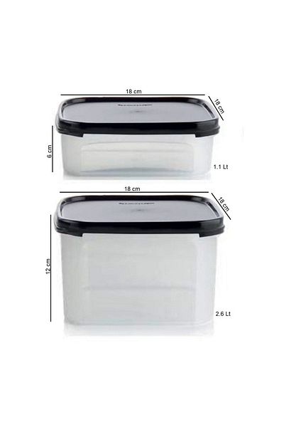 Tupperware Oval Modular 2-Piece Dry Food Storage Container 11-26 Sy Hsgl