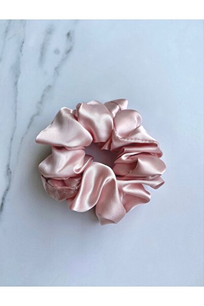 modernist مشبك شعر نسائي - ربطات شعر من الساتان البودرة