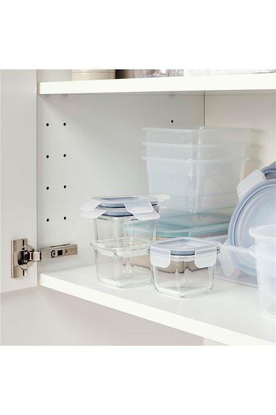 IKEA 365 Lid 3-Piece Storage Container Glass 180 ml 80444946