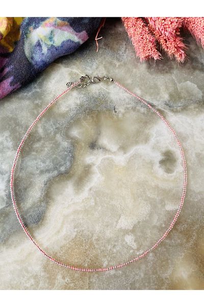 racoon atelier transparent Sand Bead Necklace