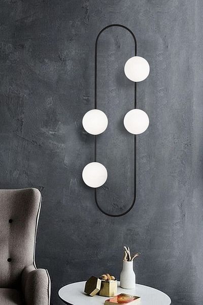 EYS Aydınlatma Cappy Black Antique Detailed Sconce Set of 4