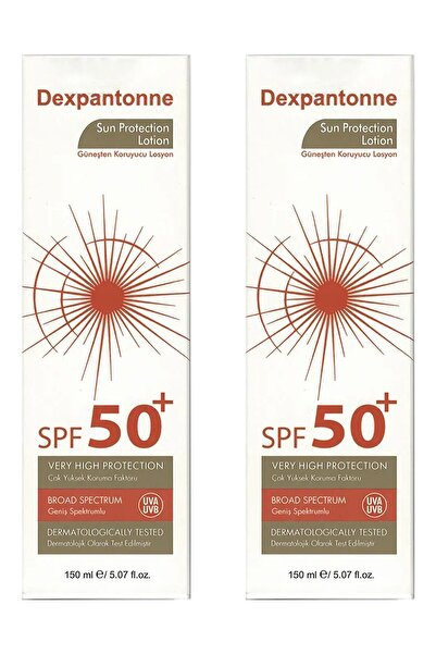 Dexpantonne Spf50+ Güneşten Koruyucu Losyon 150 ml × 2