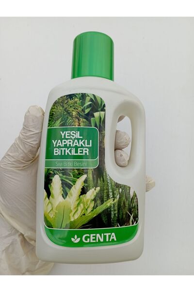 bahçehobisi GENTA Sıvı Bitki Besini Yeşil Yapraklı Bitkiler İçin 500 ml Çiçek...