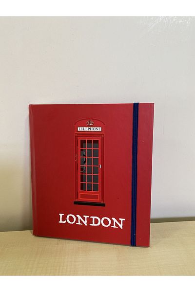 4nio London - Square Cut Elastic Textured Notebook