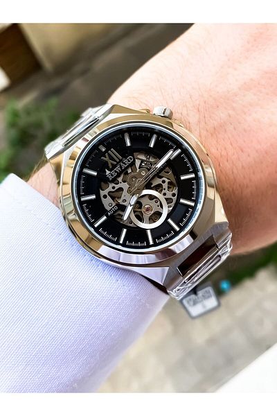 Reward men's Wristwatch - Automatic Silver Color Steel