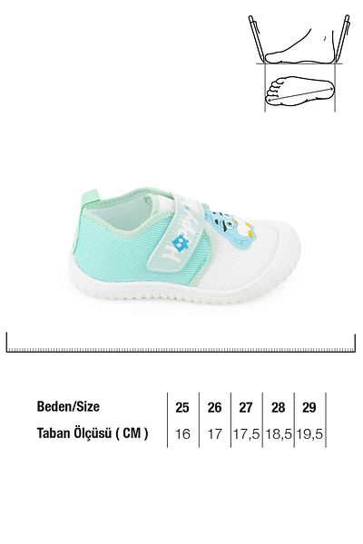GEZER Παιδικές παντόφλες - Σχολικά παπούτσια Nursery Home, με μαλακή αντιολισθητική σόλα και Velcro, που πλένονται