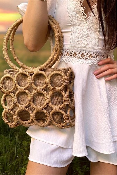 Parlajent Straw Hand and Shoulder Bag - Comfortable Cut