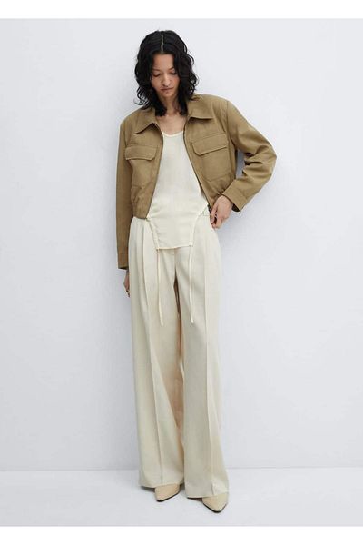 MANGO Woman Short Jacket with Pockets