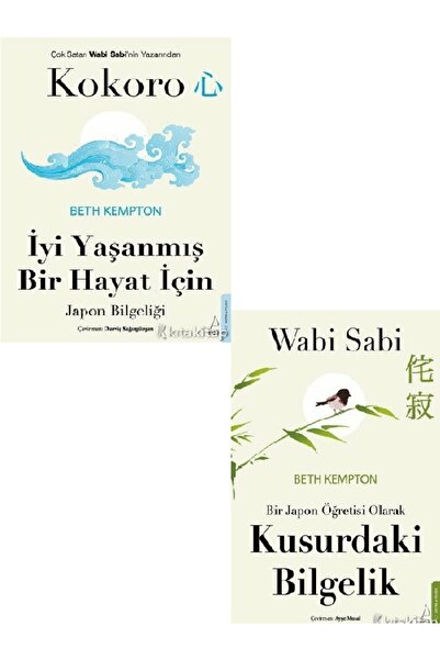 Destek Yayınları Kokoro  Wabi Sabi  Beth Kempton 2 KİTAP SET
