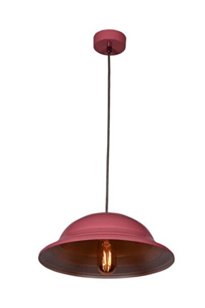 demet habek mylights S Retro Metal Sarkıt Avize Pembe Içi Beyaz