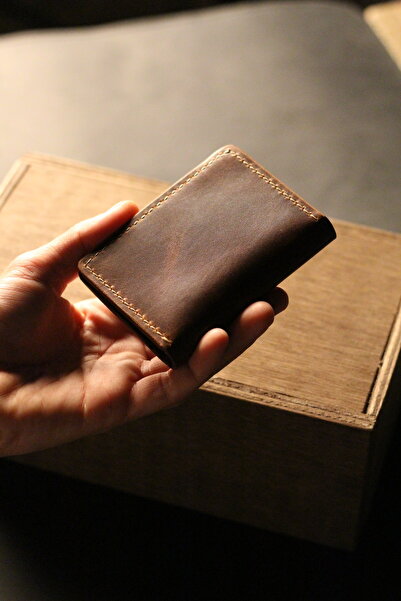 Atölye Çınar Leather Handmade İSME ÖZEL DERİ KARTLIK 3