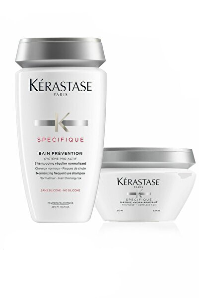 Kerastase Dökülme Önleyici Şampuan - Specifique Bain Prevention 250 ml + Apaisant Maske 200 ml 2840095040030