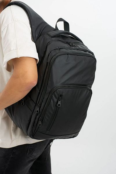 Lifonbag Unisex Μαύρη βαλίτσα φορητού υπολογιστή με 7 θήκες - με έξοδο USB και θήκη για σακίδιο