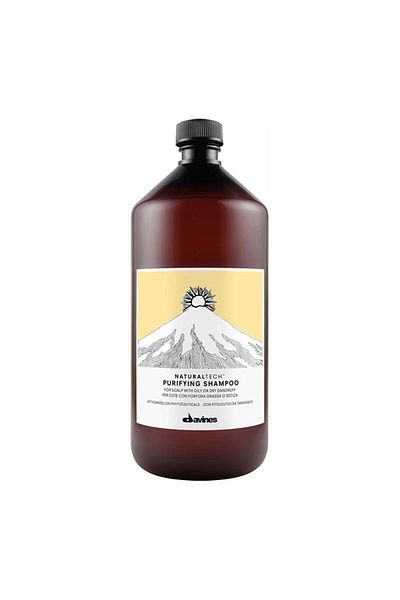 Davines 1000ml Purifying Purifying Shampoo - for Dandruff and Oily Scalp