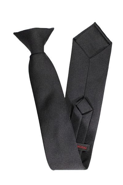 PROKRAVAT Black Düpont Satin Clip Tie