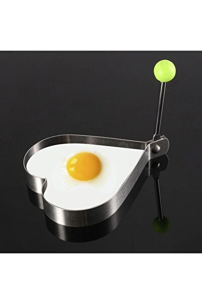 ASR Kalp Şekilli Kızartma Kalıbı, Yumurta Omlet Krep Pankek Pancake Pişirme K...