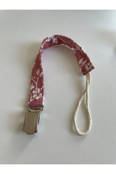 runbaby Run Baby Pink Floral Patterned Muslin Baby Set - 100% Cotton, 75x75cm Cover, Scarf and Pacifier Strap