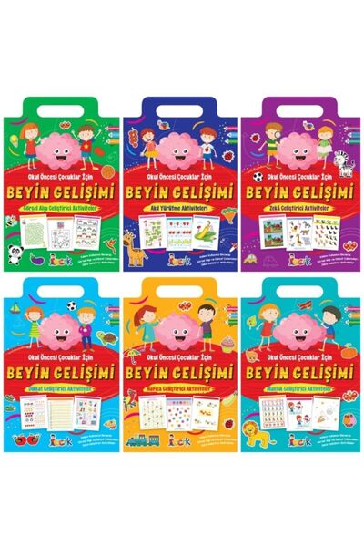 Bıcırık Yayınları Okul Öncesi Çocuklar Için Beyin Gelişimi 6 Kitap Set