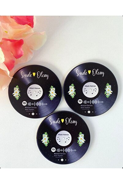 Magnet Plak Görünümlü Ahşap Magnet (50 Adet)