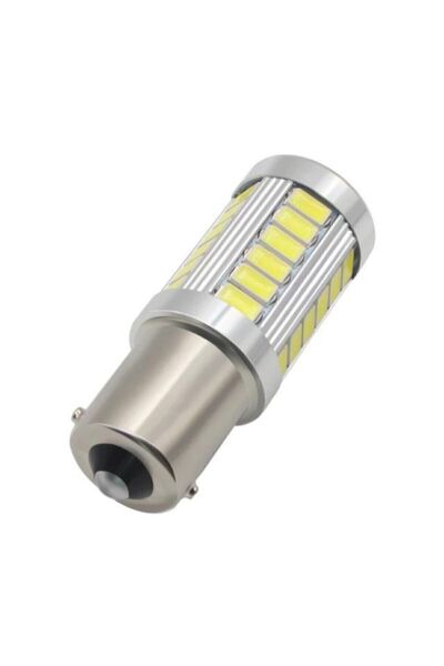 SenİsteSenAl Ba15s 1156 P21w 33 Led Beyaz Mercekli Geri Vites,sinyal,stop Ampulü