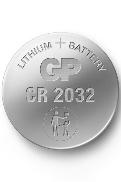GP Batteries Cr2032 Boy Lityum Düğme Pil, 3 Volt, 10'lu Kart