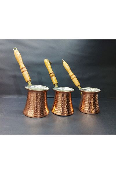 Zinnun Copper Coffee Pot Set of 3