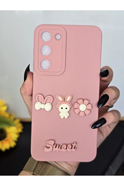 Magic Ring Samsung Galaxy S23 PLUS Uyumlu 3D Sevimli Karakter ve Ayıcıklı Renkli Silikon Kılıf