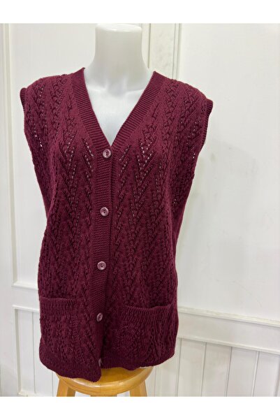 EM&FA TEKSTİL Mother's Vest - Houndstooth Model