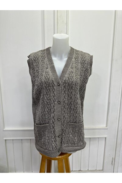 EM&FA TEKSTİL Mother's Vest - Houndstooth Model