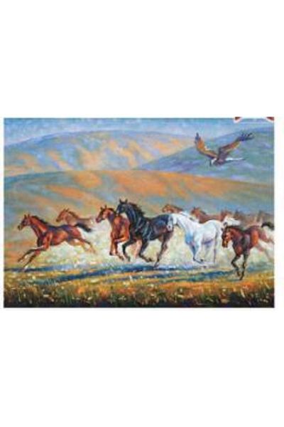 KESKİN COLOR Sharp Color Horse in Greyhound Puzzle 500Pcs