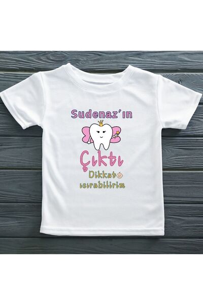 Asilcomkids First Tooth Came Out Girl's T-Shirt with I Can Be Beware