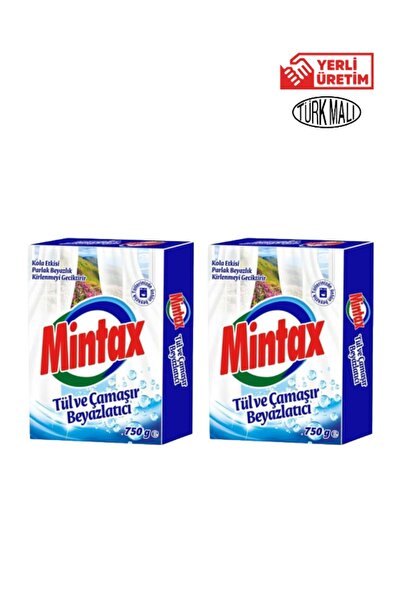 Mintax Tül Ve Çamaşır Beyazlatıcı 750 gr X2