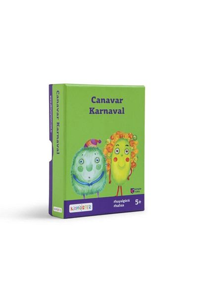 kidmosfer بطاقات نشاط لعبة Monster Carnival Card - تعليمية وتعليمية للأطفال