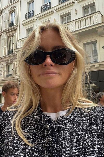 REN EYEWEAR Black Geometric Cris - Popular Sunglasses