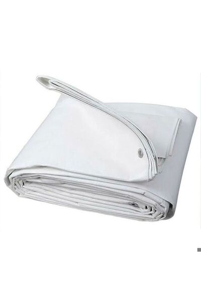 PERBRANDA 4 MT X 12 MT LÜX KALIN BRANDA BEYAZ ÇADIR SU GEÇİRMEZ GÜNEŞLİK KORU...